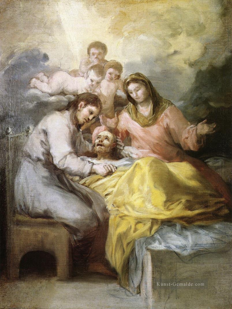 Skizze für den Tod von Saint Joseph Francisco de Goya Ölgemälde